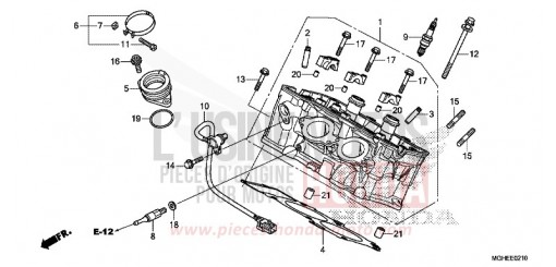 CYLINDER HEAD VFR1200XDE de 2014